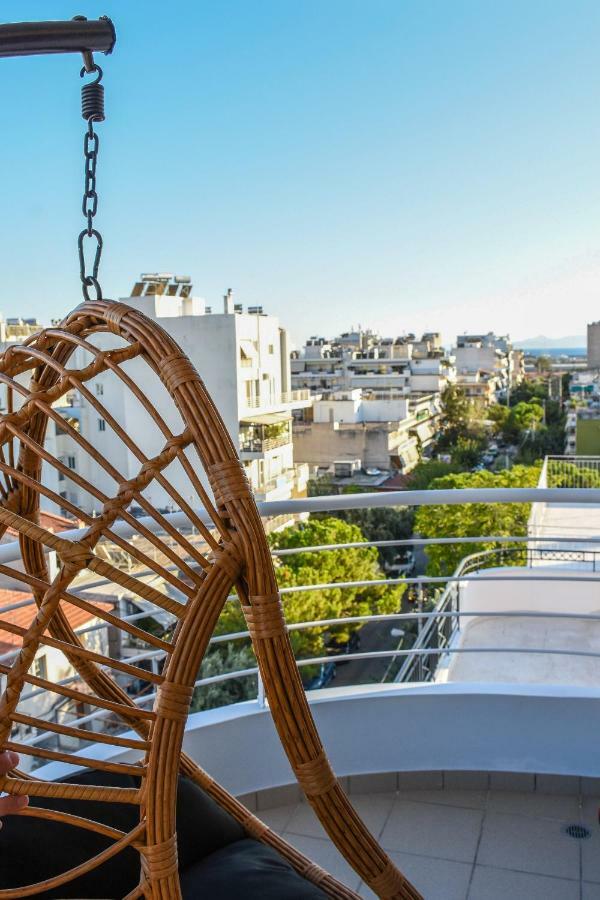 Appartamento Boutique Penthouse Next To Stavros Niarchos Foundation Atene Esterno foto