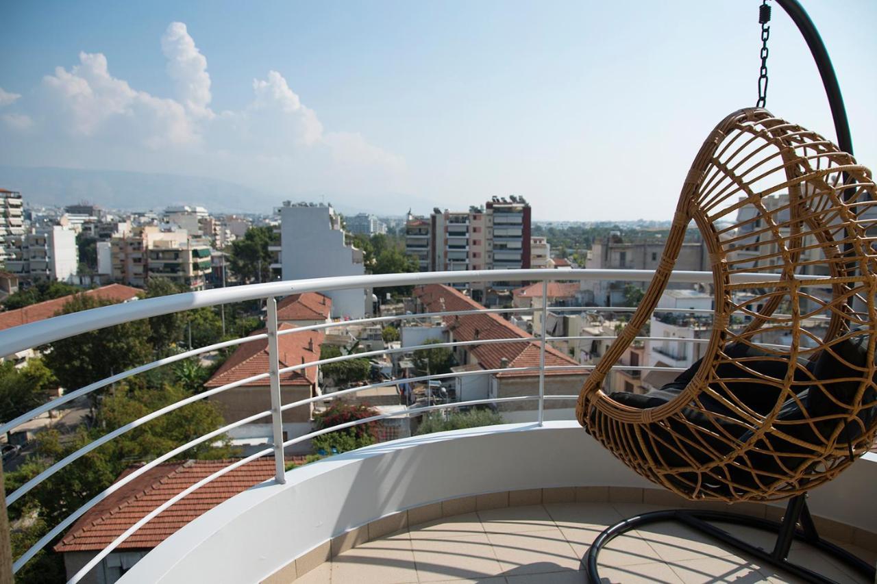 Appartamento Boutique Penthouse Next To Stavros Niarchos Foundation Atene Esterno foto